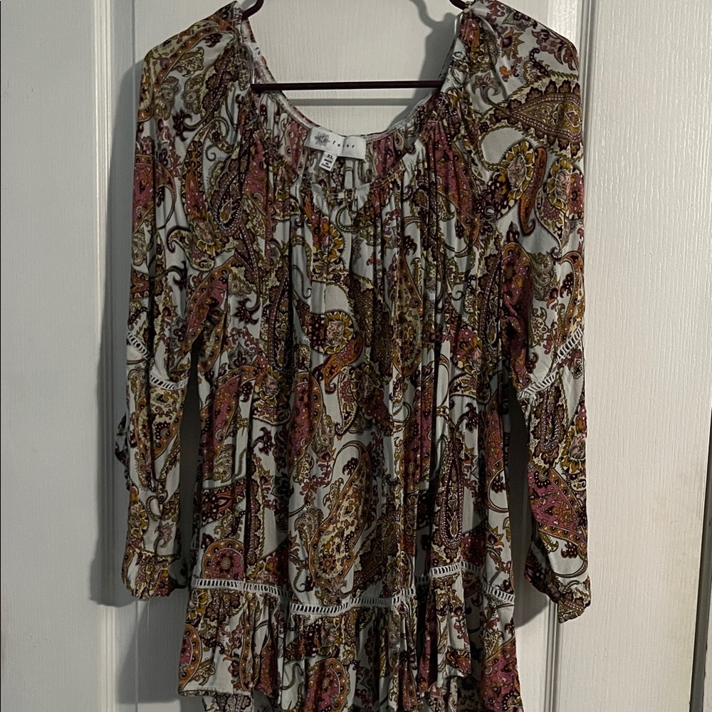 Fever Paisley Print Top - Multicolor